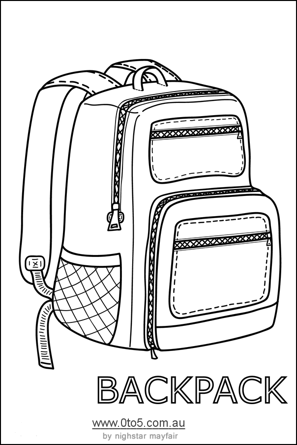 0to5 template backpack