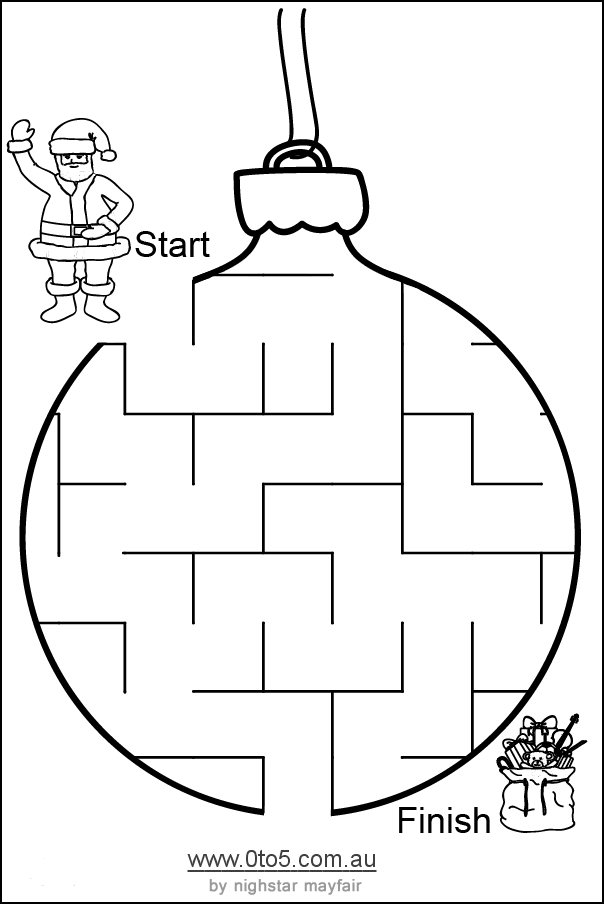 0to5 template christmas_ornament-maze1
