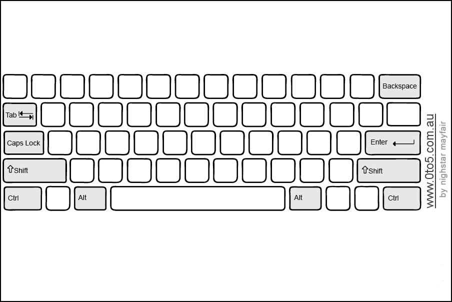 0to5 template computer_keyboard_layout02