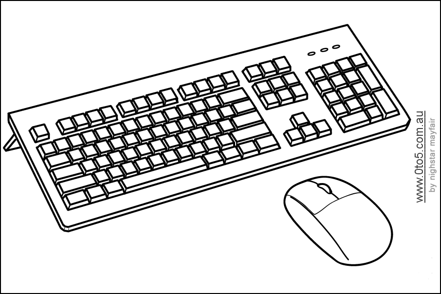 0to5 template computer_keyboard_mouse