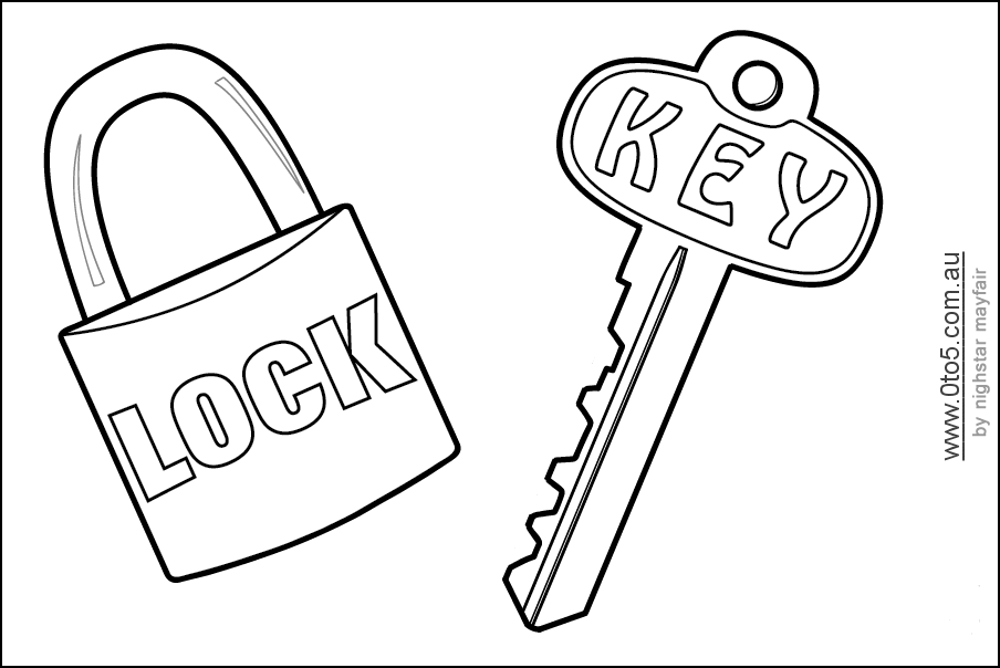 0to5 template lock_and_key
