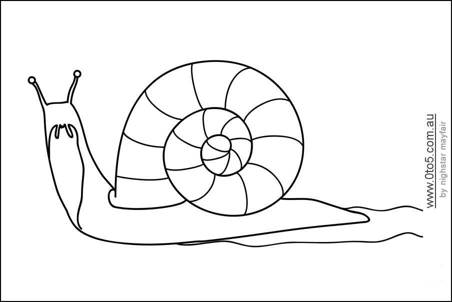 0to5 template snail