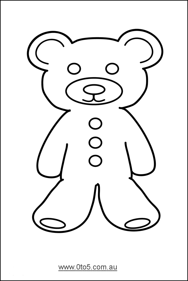 0to5 template teddybear