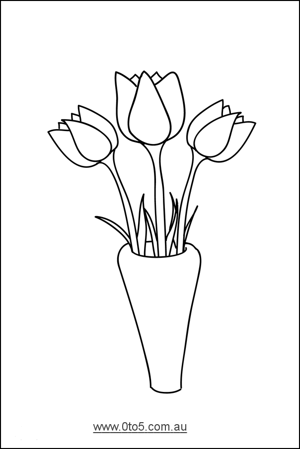 0to5 template tulips