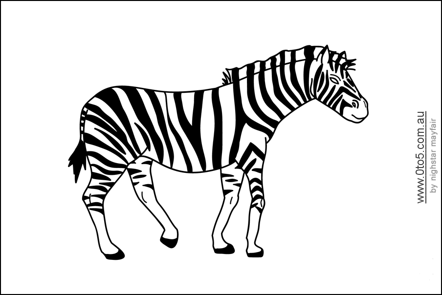 0to5 template zebra