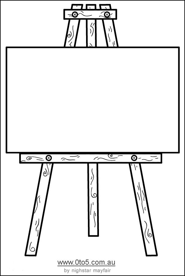 easel