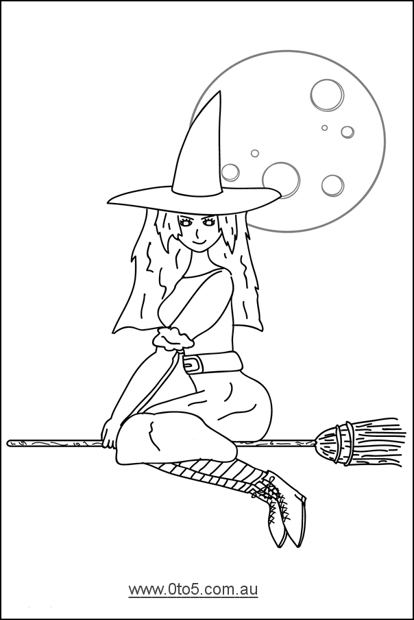 witch printable template