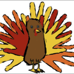 Hand Turkey – from a hand outline thumbnail