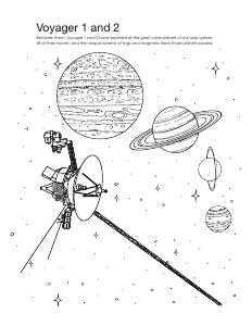 Voyager spacecraft template thumbnail