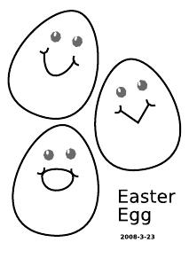 Easter egg template thumbnail