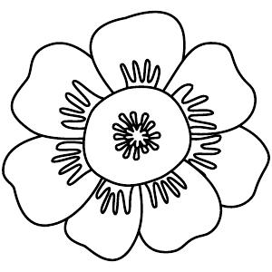 Simple flower template thumbnail